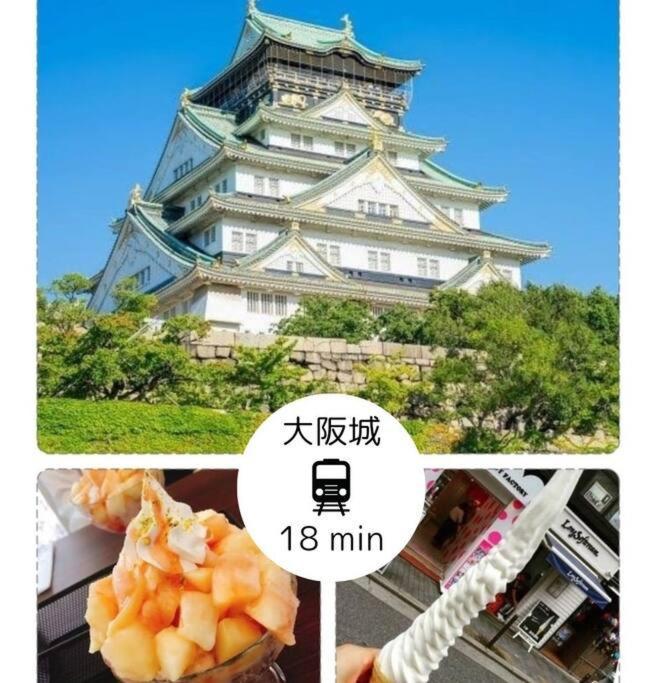 Residential Hotel Glitter Usjまで1駅5分 Osaka Bagian luar foto